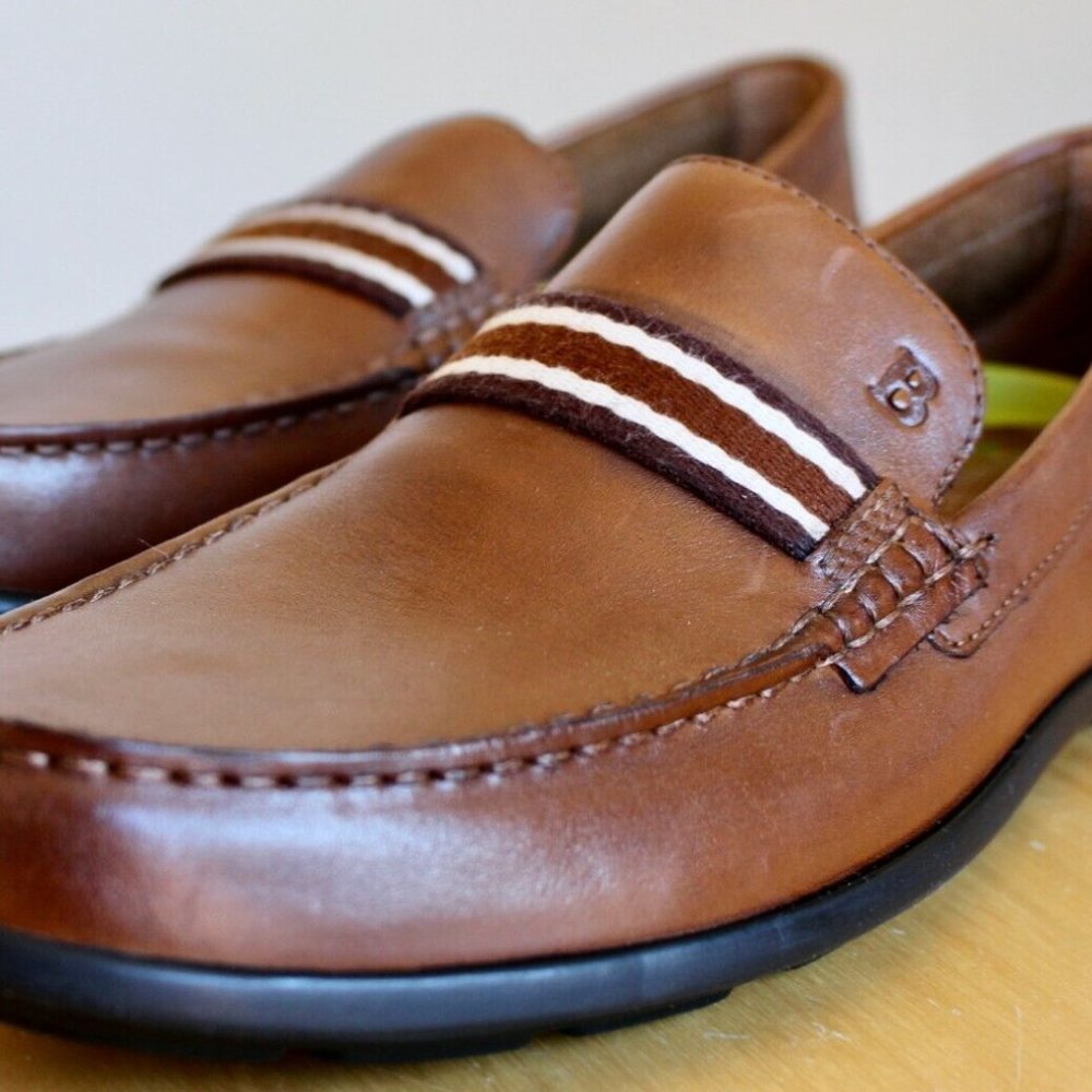 GREAT CONDITION! - Bostonian Grafton Driver Loafer Dark Tan (Size: 8)